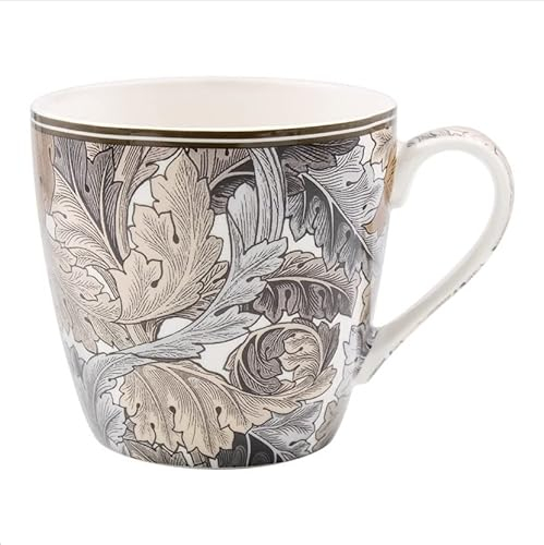 The Leonardo Collection LP94976 Ceramic Breakfast Mug | Acanthus design | 1 Pc, Multicolor