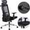 Realm of Thrones ADMIRAL Ergonomic Office Chair with 4D Armrests, Headrest and Adaptive Lumbar Back Support, High Back Heavy Duty Swivel Desk Chair (Grey)