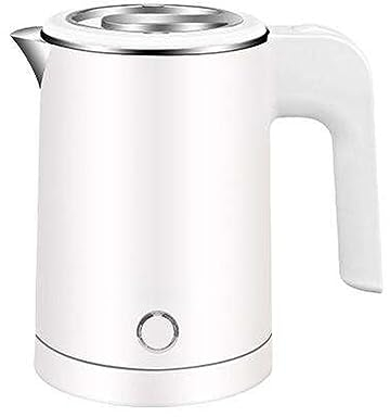 Bollitore Elettrico da 0.5 Litri 600W - Spegnimento Automatico, MOKEKA Senza BPA, Ebollizione Rapida (Bianco)
