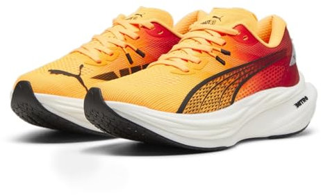 Puma Deviate Nitro 3 Fade Road Running Shoes Womens Sun Stream 6.5 (40)