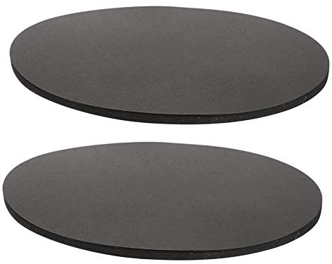 50er-packung Kreisförmige Blätter Skizzenpapier Materialkarten 25 Cm Schwarzer Kunstdruckkarton Runder Zeichenkarton Für Kunstprojekte