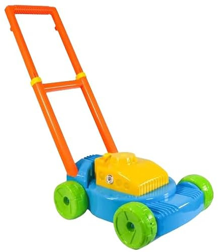 YSAMAX Auto Bubble Mower, Spill-Proof Bubble Lawn Mower Toy, Outdoor Activity Walker Gardening Tools For Girl, Boy, Kids, Summer Toy, Durable Lightweight