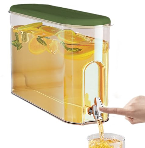 4L Wasserspender Mit Wasserhahn – Getränkespender Für Kühlschrank, Partys Und Den Täglichen Gebrauch, Krug, Kühlschrank Getränkespender – Wasserspender Für Kühlschrank |