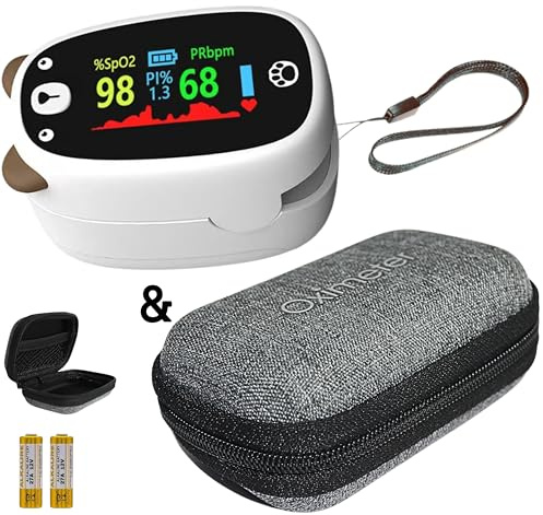 Baby Pulse Oximeter, Battery & Storage Case SpO2 Heart Rate Monitor for Infants Newborns Toddlers Kids Babies Reliable Portable Accurate Oxygen Saturation Tracker Easy-to-Use by TradeProvider