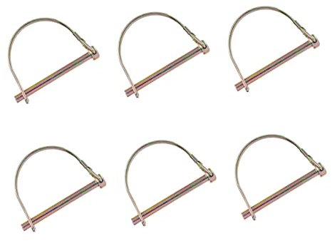 Alipis 6stücke Legierung Locking Pin Heavy Duty Koppler Pin Für Anhänger Lkw Mähen