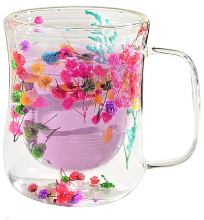 Dubbelväggig, dubbelväggig, 400 ml te, klar och torr