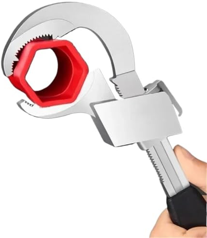 QYCWHXVDF Llave ajustable universal de doble boca, de aleación de aluminio, for reparación de grifos y lavabos de baño.(With case)