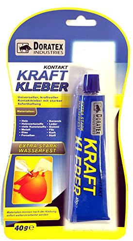 40g Kontakt Kraft Kleber Extra Stark Wasserfest Holz Metall 1x 40g (1er Pack) #004