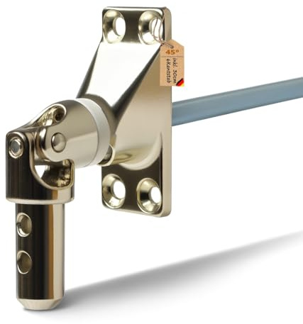 Rolladen Gelenklager 45° Lager Getriebe für Rolladen Rolladenlager Rolladen Kurbelgetriebe Gelenklager Kurbelgelenk Gelenkplatte Gelenkkurbel Rolladengelenk 45 Grad 22x52 mm 6Kant 6mm 12 mm Zapfen