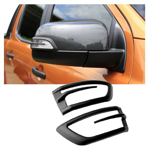 JHCHAN Generisch Blinkerschutz Spiegelabdeckung Seitenspiegelkappe für Ford Ranger 2012-2022 T6 T7 T8 Raptor Wildtrak XL XLT Limited Stormtrak Wolftrak Thunder