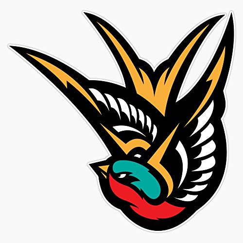 Swallow Tattoo Flash Logo Vinyl Waterproof Sticker Decal Car Laptop Wall Window Bumper Sticker 5