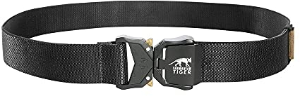 Tasmanian Tiger TT QR Stretchbelt 38mm längenverstellbarer Freizeit Outdoor Stretch-Gürtel mit Metall-Schließe, Schwarz