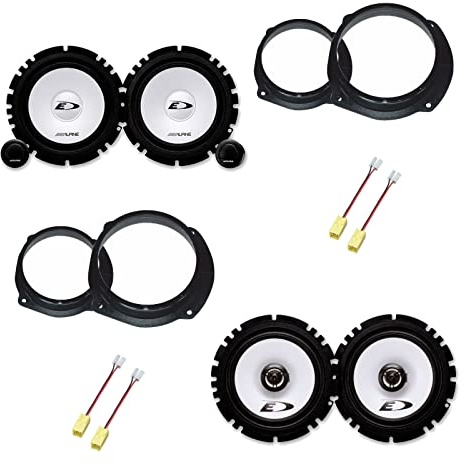 Superauto hi-fi Kit 6 casse Compatibile con FIAT STILO Alpine con adattatori e supporti