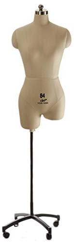 GGZONE Nähen Schneiderpuppen Schaufensterpuppen Schneiderpuppen Schneiderpuppe Modestudenten Schaufensterpuppe Büste mit Rädern (Color : White, Size : XXL-Model 88) Beautiful Scenery