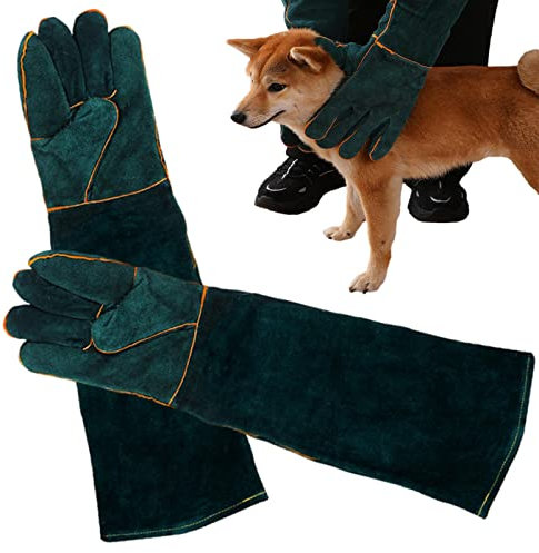 Katzenhandschuhe Beißsicher - Vogelhandschuhe - Mehrzweck-Haustier-Handschuh zum Baden, Pflege, Schweißen, Handhabung von Hund/Katze/Vogel/Schlange/Papagei/ /Reptil