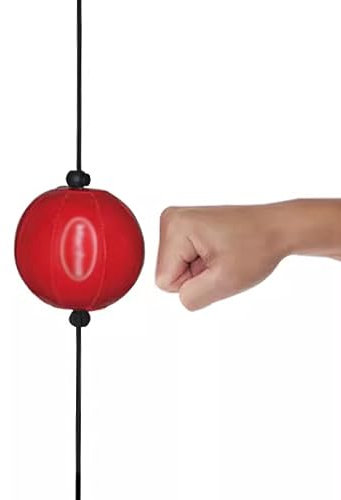 GTPBAO Punchingball Speedball Deckenmontierter Boxball – Roter, Solider Ball, Bodenentlastungs-Stressbälle für Das Büro-Fitnessstudio Im Eingangsbereich, Höhenverstellbar