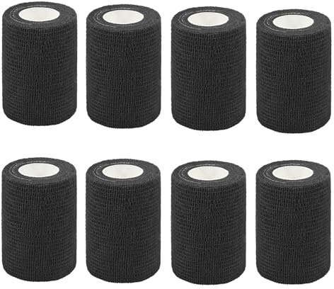 Selbstklebender Verband 8 Rollen 7,5cm Pflaster Rolle Verbandsmaterial | Hautfreundlich Selbsthaftende Bandage, Elastische Binde Fixierbinde Haftbandage Selbstklebend für Erste Hilfe Sport & Alltag