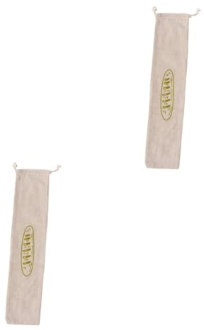 TOPBATHY 2pcs Unbleached Bread Pouch Loaf Bag Drawstring Pouch for Keeping Bread Fresh Cotton Storage Bag for Kitchen