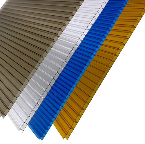Britshield® 6mm Polycarbonate Greenhouse and Roofing Sheets - Colour Options - Cut to Size