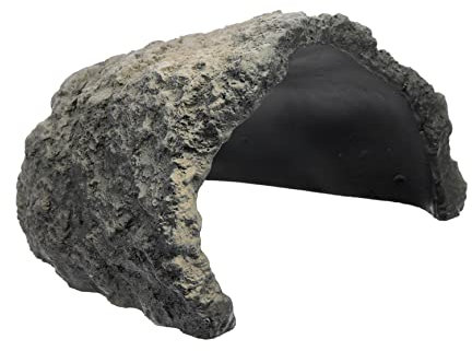 Toddmomy Maison Résine pour Tortues Et Reptiles Décor De Terrarium Forme De Grotte pour Abri Naturel Et Sécurisé