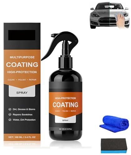 Turbo Shine Nexa, Nexa Turbo Shine, Spray quita rayones Nexa (Nuevo 2025), Pasta reparadora de rayones en pintura, Recubrimiento protector duradero for todo tipo de superficies(1pc)
