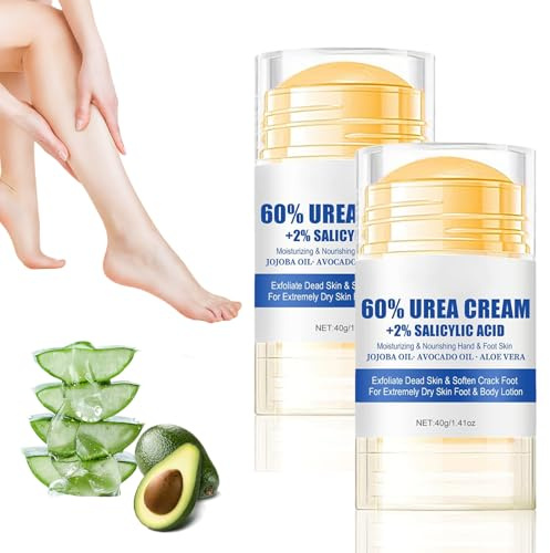 Hydrating and Anti-Cracking Foot Cream, 2024 Aktualisierung Feuchtigkeitsspendende und Anti-Riss-Fußcreme, Fußpflegecreme Fußpflege Urea Creme Lindert extreme Trockenheit und Rissbildung der Füße (2)