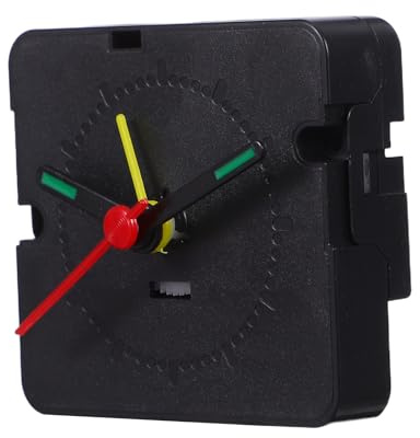 Veemoon Mecanismo de Reloj Despertador de Cuarzo Pequeño Kit de Reparación con Manecillas de Hora y Segundo para Accesorios DIY y Reemplazo Preciso de Movimiento