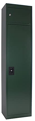 Profirst Waffenschrank Brom 5 Cargo Zylinderschloss Grün BxH 37x150cm Waffenhalter Putzstockhalter