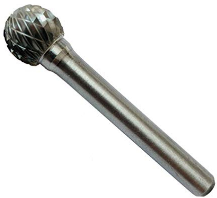Weischer® Frässtift Kugelkopf Ø 10 mm I Rotationsfräser Wolframcarbid Hartmetallfräser Fräskopf I 6 mm Schaft