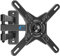 HOME VISION Supporto Tv Parete Orientabile Da 17-42 Pollici, Monitor Tv, Staffa Di Rotazione Per L'Estensione Del Supporto Da Parete Fino A 20 Kg Max Vesa 200x200 Mm Per Echo Show 15 Alexa