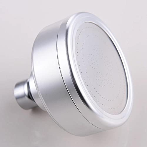 Space Aluminium runder wassersparender Duschkopf mit abnehmbarem Duschfilter kann gereinigt werden-Aluminium_(80mm)