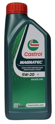 Olio motore 5w20 auto benzina lubrificante Castrol Magnatec Stop Start 5w20 E con Portachiavi Cavatappi conf. 5x1lt