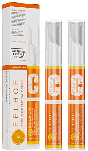 Gel d'élimination instantanée des imperfections, crayon crème anti-taches de rousseur blanchissant à la vitamine C pour éliminer efficacement les taches et les taches de rousseur (2PCS)