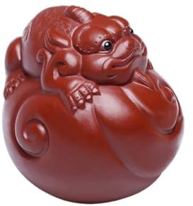 Handgefertigte Statue Handgefertigtes Tee-Haustier aus lila Sand, Teetisch, Teetablett, Dekoration, ideales Tee-Zubehör for Teeliebhaber für Teeliebhaber