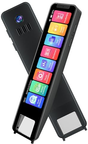 WingFly Bolígrafo lector de escaneo, 134 idiomas, bolígrafo de lectura inteligente de 4 pulgadas para dislexia, ancianos, niños, estudiantes, soporta voz y escaneo a texto, escáner lector de bolígrafo