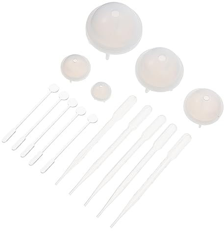 IWOWHERO Crystal Pendant Jewelry DIY Kit Ball Decor Mold Spherical Molding Jewelry Pendant Making Handicraft Tool