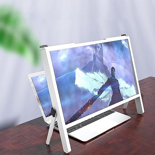 LoiYtrd Tablet-Bildschirmlupe Laptop-Bildschirmlupe, Bildschirmerweiterungshalterung 21 Zoll, ultraklar, Desktop-Erhöhung for Laptop HD-Bildschirmlupe