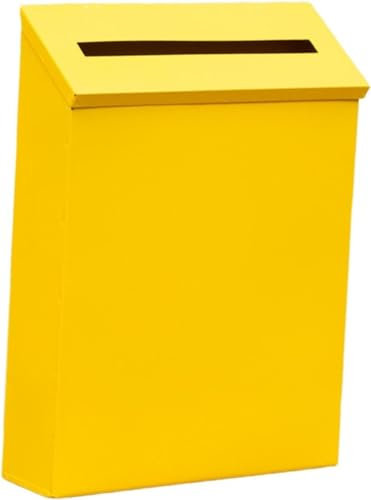 Cassetta delle lettere da parete, moderna e di grande capacità, in metallo, per esterni, porta di casa, design decorativo durevole per una comoda raccolta della posta