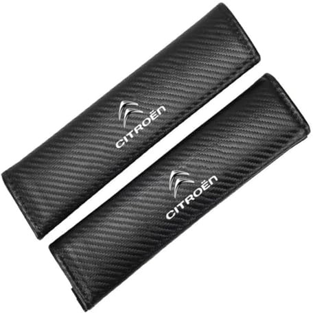 YHRNN 2 Pièces Rembourrage de Ceinture de Sécurité pour Citroen C3 C4 X7, Protege Ceinture Voiture Ceinture Antidérapant IntéRieur Accessoires,A