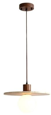 Lampada a Sospensione Moderna in Pietra Vintage, Lampada a Sospensione Moderna in Marmo e Legno, Lampada a Sospensione Rustica in Stile Fattoria, Lampada a Sospensione lineare per Isola Cucina, lavel
