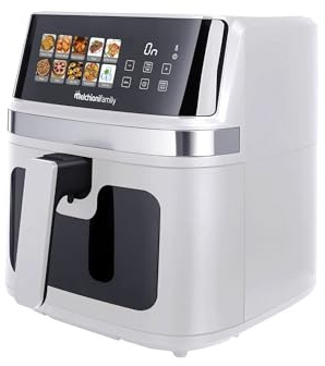 Melchioni Friggitrice Ad Aria Gaia Plus 8lt 2200w Display Colori Bianco