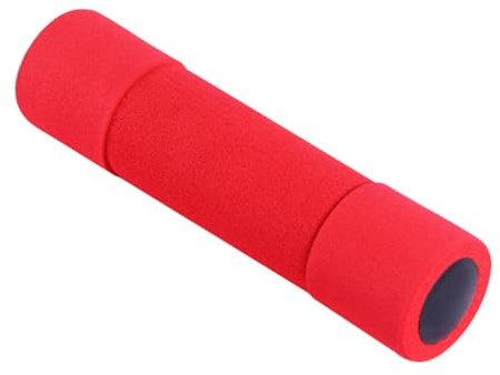 Abaodam Kleine Beschichtete Hantel 0,5 Kg Rot mit Weicher Oberfläche für Frauen Fitness Training Leicht und Kompakt für Zuhause und Reisen