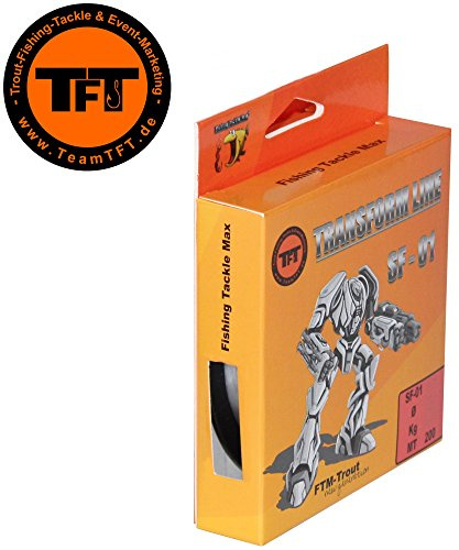 TFT Transform Line SF-01 200m Clear - Angelschnur, Forellenschnur, Monofile Schnur zum Forellenangeln, Monoschnur, Monofilschnur