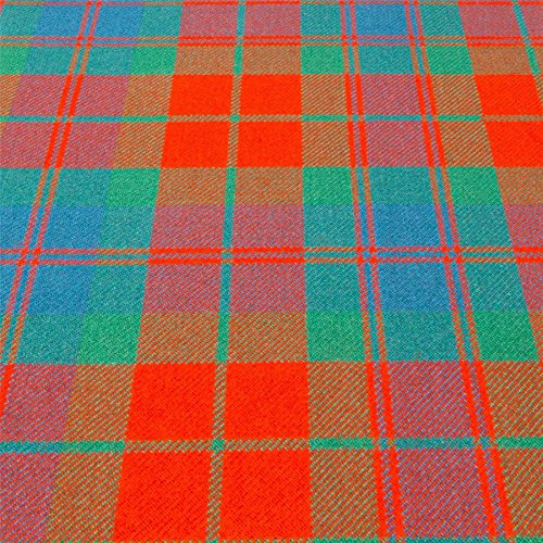 16oz Fabric Material Fraser Clan Ancient Tartan Heavy Weight 1 Metre