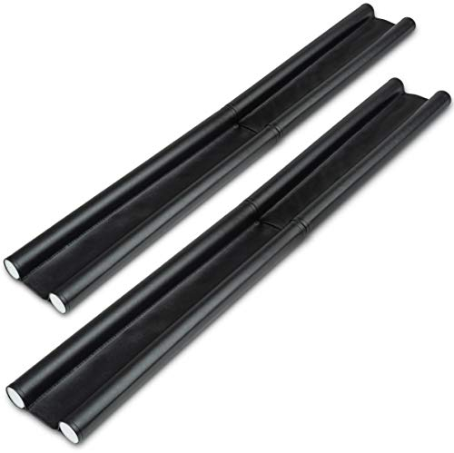 Luana Rose Zugluftstopper für Türen im 2er-Set - Die Effektive Türdichtung gegen Zugluft - Zuschneidbar für Türen bis zu 90cm - Luftzugstopper - Türdichtung - Windstopper & Türluftstopper