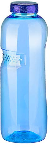LGL Haushaltswaren 1 Liter Trinkflasche Tritan Kavodrink Auslaufsicher Silikondichtung BPA-frei Sportflasche Wasserflasche für Damen Herren Kinder Schule Fahrrad Fitness Gym Yoga Camping Outdoor