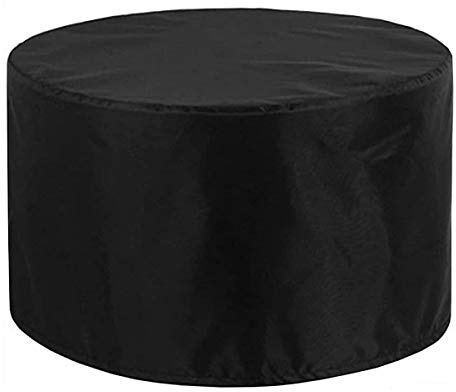 ZHCHL Housse Table De Jardin Ronde 125x75cm, Iimperméable Anti-UV Tissu Oxford Mobilier De Jardin Exterieur Housse De Protection, pour Meuble Extérieur Jardin