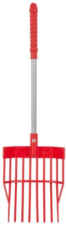 Red Gorilla Tidee Children's Bedding Fork Red Small Compact Mini Pitchfork Lightweight Child's Manure Fork Stable Garden Compost 30cm