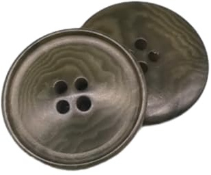 BOTIBOTON - 50 Bottoni Classic Corozo - Quattro colori - Tre misure - Prodotto e spedito dalla Spagna - Verde, 20 mm