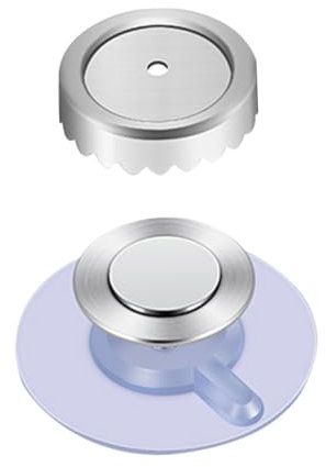 Magnetische Seifenablage zur Wandmontage aus Edelstahl Silber